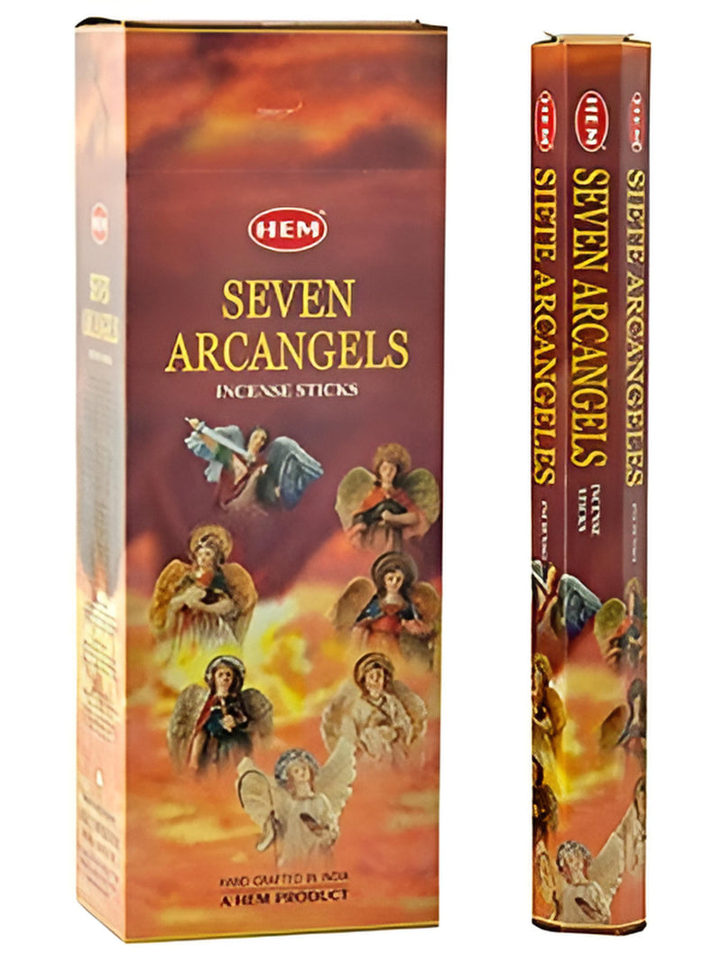 Hem Seven Arcangels Incense - 21 Sticks Pack (6 Packs Por Box)