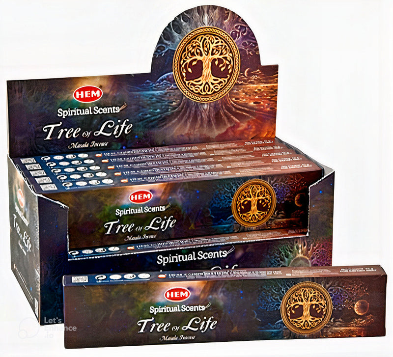 Hem Tree of Life Incense - 15 Gram Pack (12 Packs Por Box)