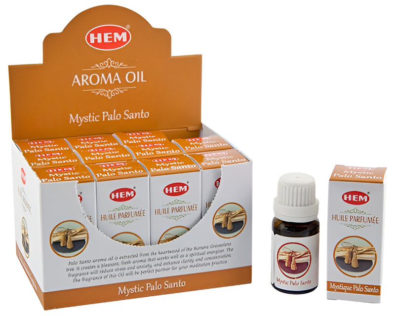 Hem Mystic Palo Santo Aroma Oil 10 ML - 1/3 FL Oz. (12 Per Box)