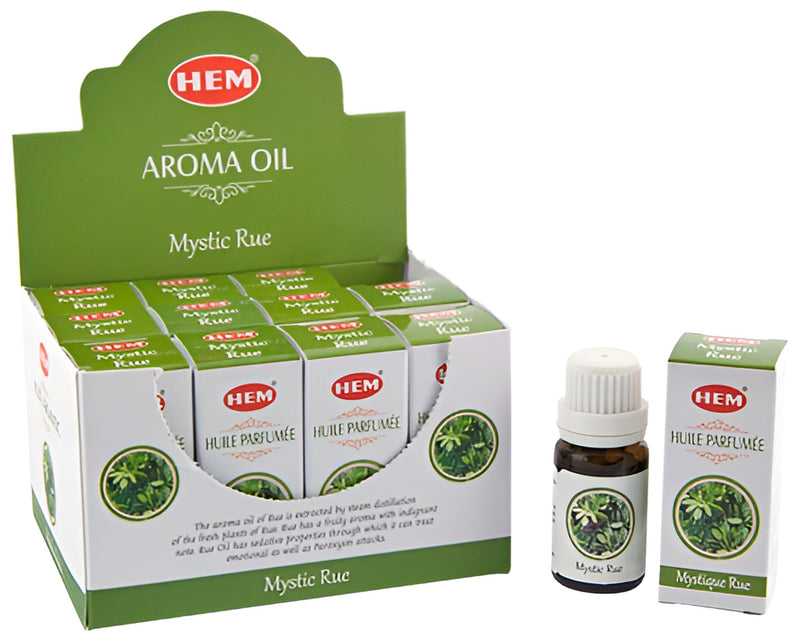 Hem Mystic Rue Aroma Oil 10 ML - 1/3 FL Oz. (12 per Box)